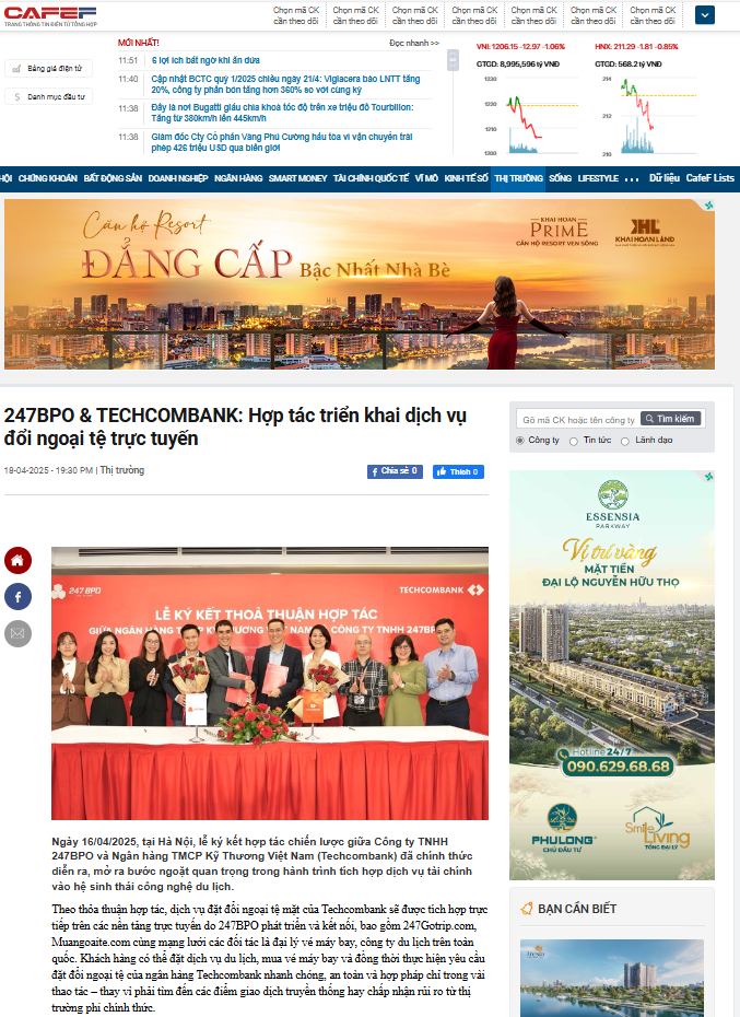 Báo chí nói gì về chúng tôi - Công ty TNHH 247 BPO